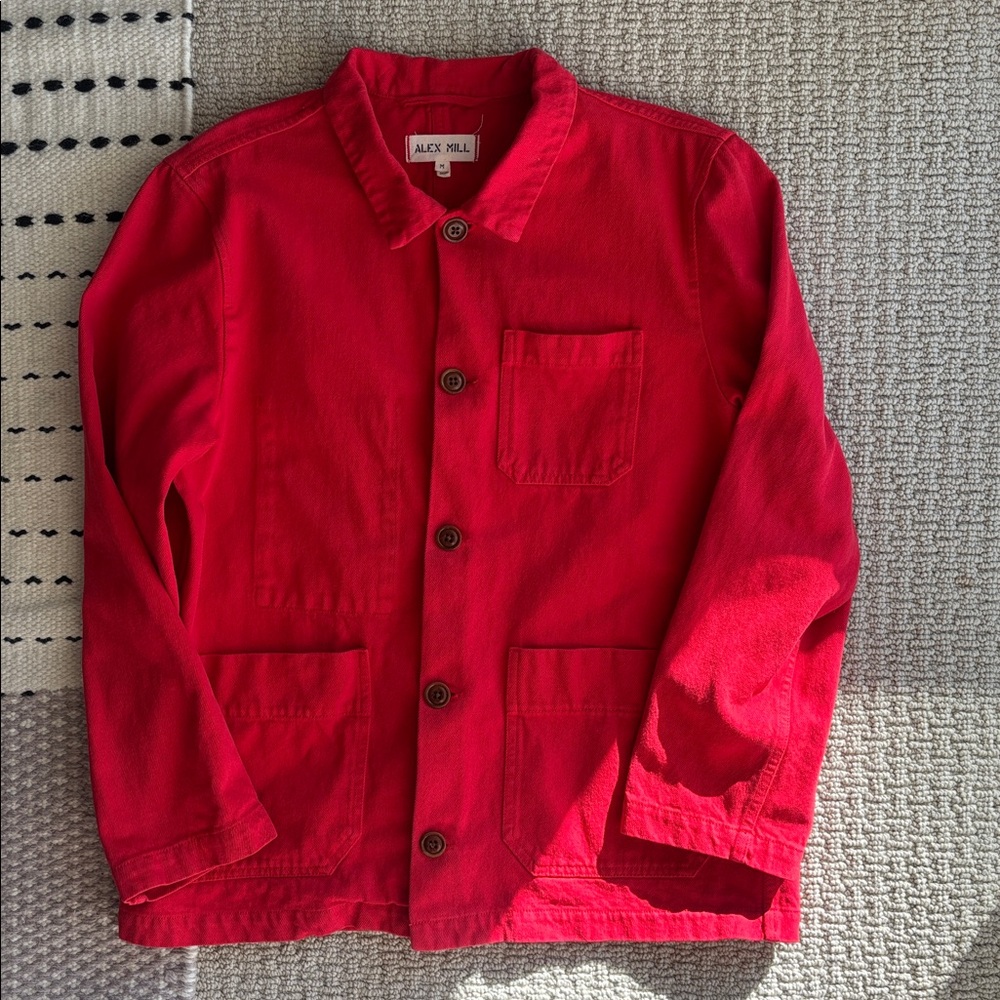 Alex Mill Vibrant Red Chore Jacket